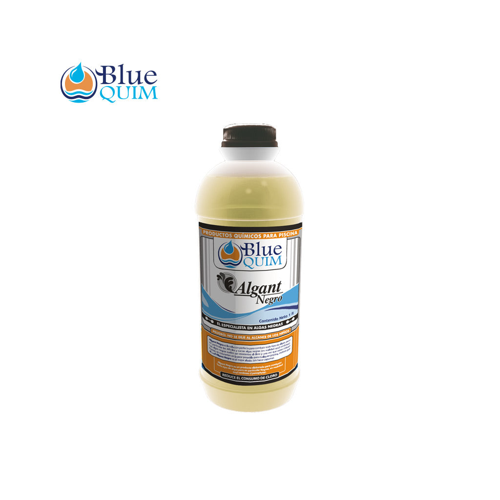 Especialista en Algas Negras – Algant Negro, envases de  1, 4, 10, 20  y 50 Lt., marca BlueQuim