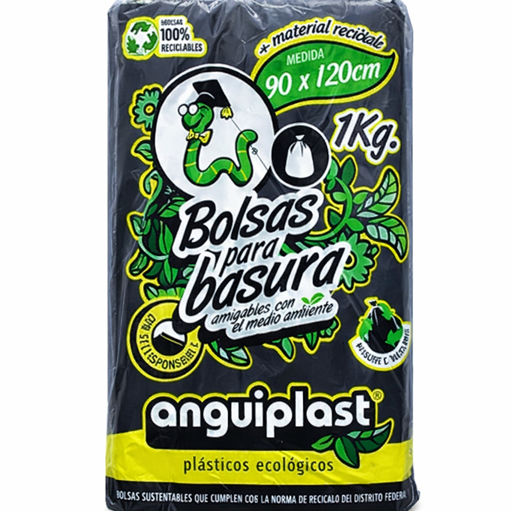 Bolsas negras de Basura 90x120 mayoreo