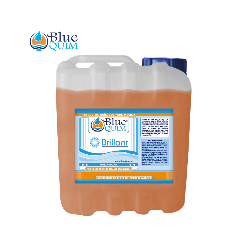 Brillant – Clarificador – Blue Quim –1, 4 ,10 Y 20 Lt.