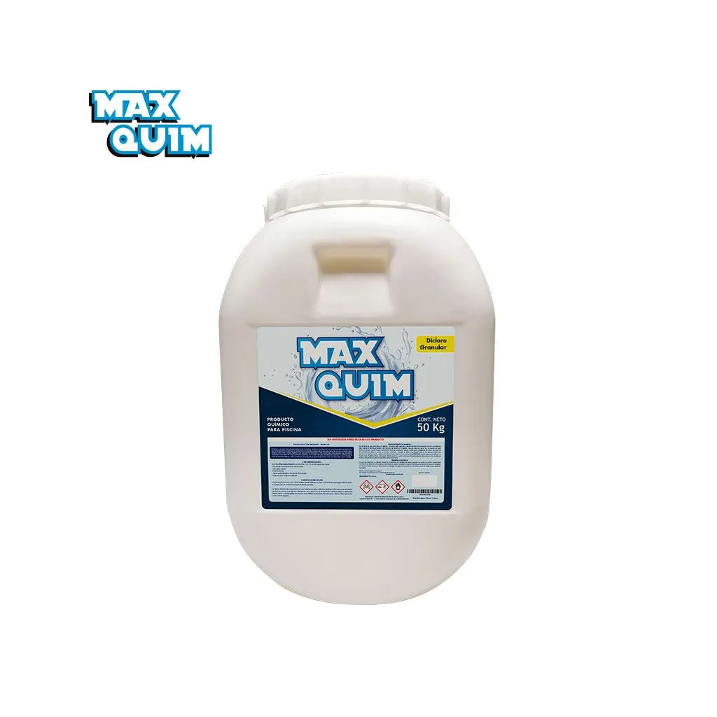 Dicloro Clorant2 Shock, envases de 1, 4, 10, 18 y 50 kg. marca BlueQuim (granulado, pastilla, polvo y tabletas)